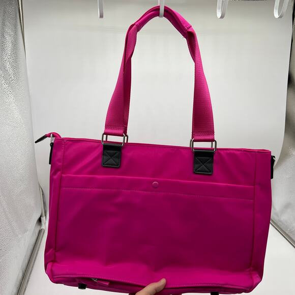 IHKWIP Cargo Catchall Tote No Crossbody Strap Ruby Berry - Picture 2 of 12